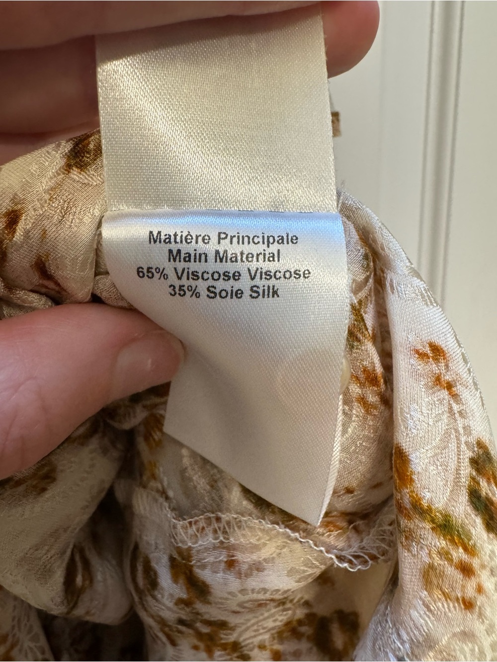 Isabel Marant Lyndsay Ochre Silk Floral Jacquard Midi Dress FR 42 US 10 - Picture 5 of 7